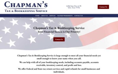 Chapman’s Tax & Bookkeeping Service, Tyler, TX